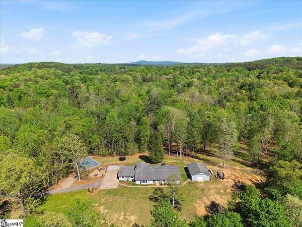 20.6 Acres of Recreational Land with Home for Sale in Easley, South Carolina