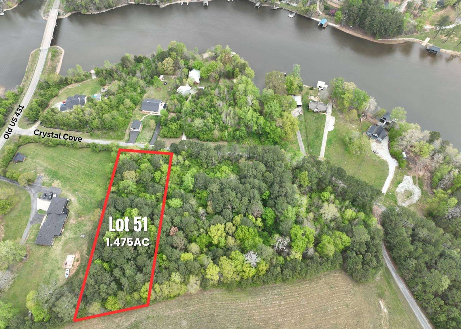 1.47 Acres of Residential Land for Auction in Wedowee, Alabama