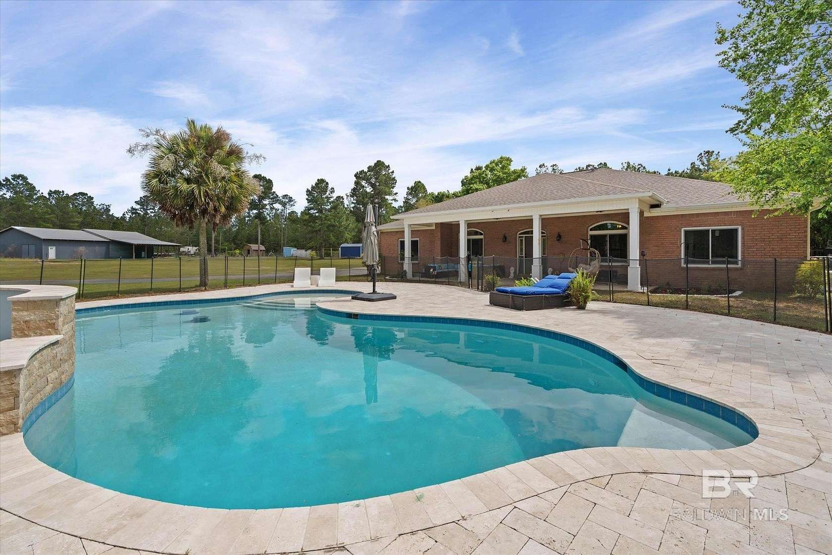 40 Acres of Recreational Land with Home for Sale in Elberta, Alabama