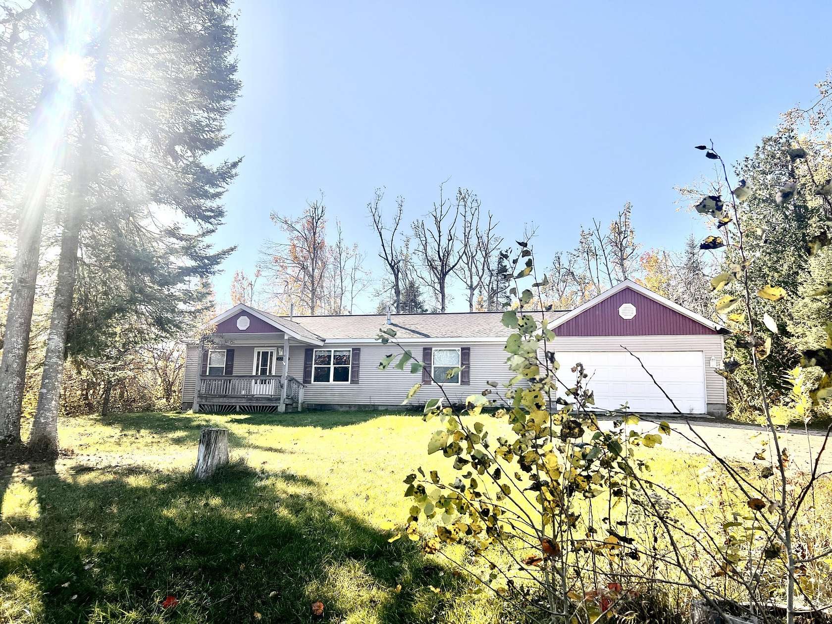 2.66 Acres of Land with Home for Sale in Millersburg, Michigan