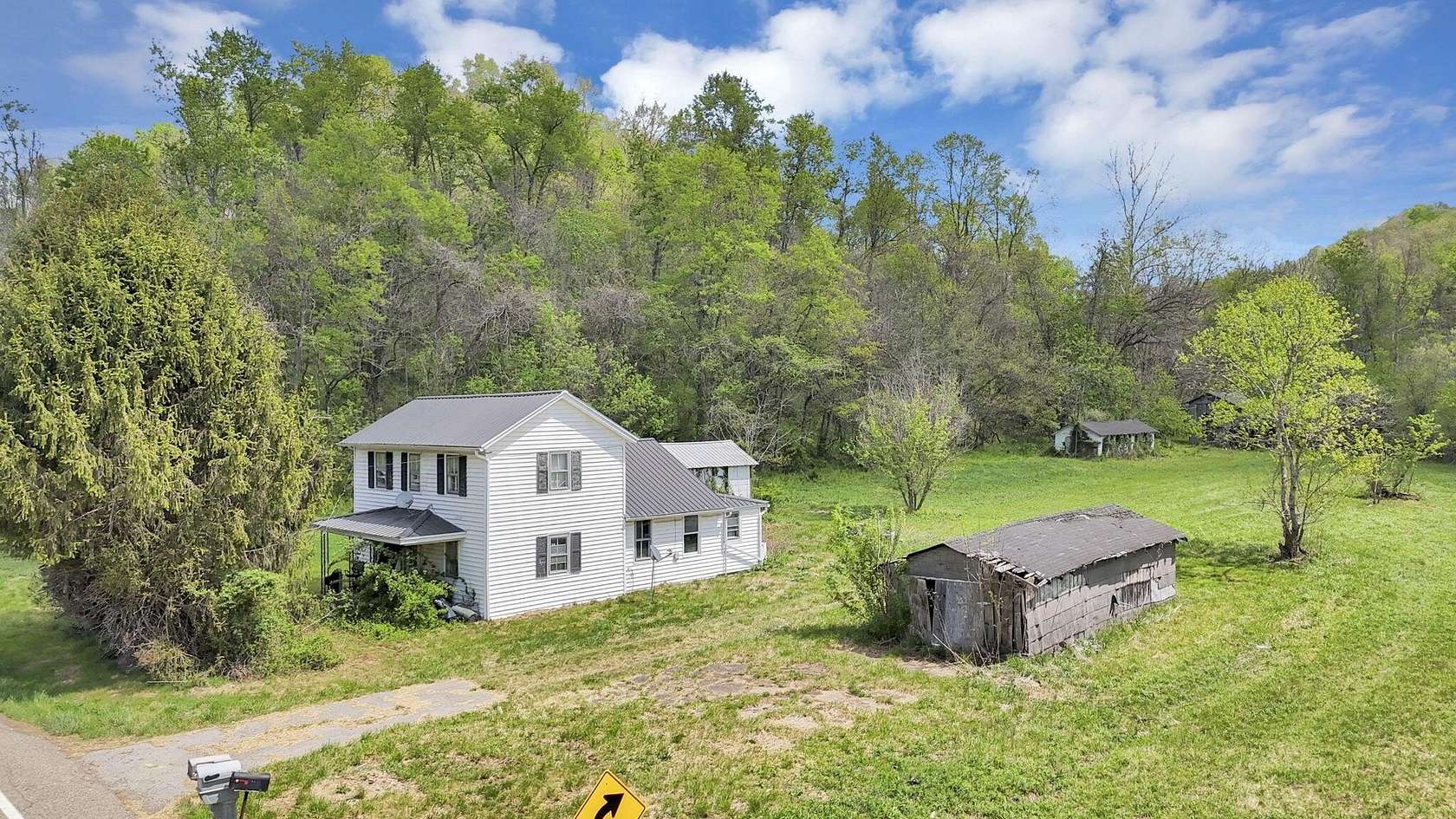 14 Acres of Recreational Land with Home for Sale in Gallipolis, Ohio