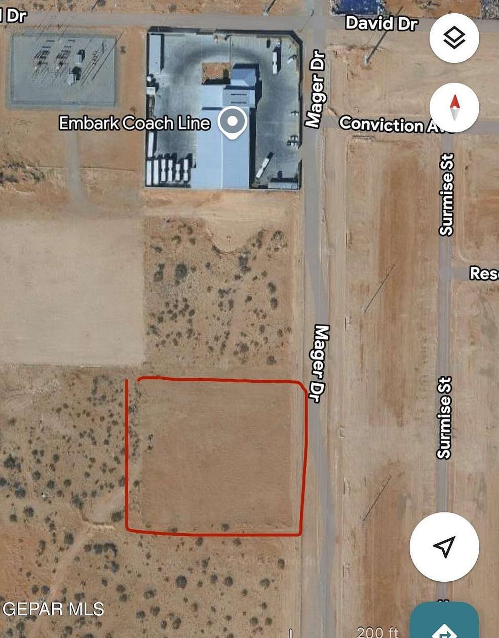 2 Acres of Land for Lease in El Paso, Texas