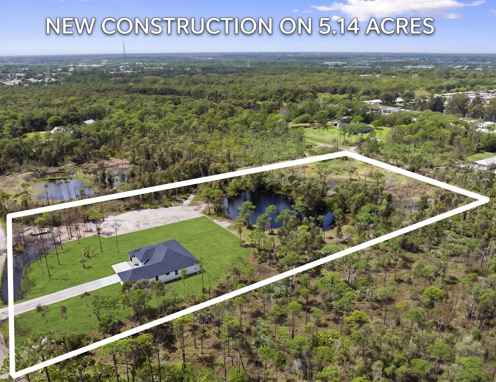 5.14 Acres of Land with Home for Sale in Port St. Lucie, Florida