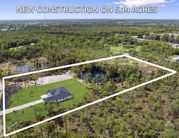 5.14 Acres of Land with Home for Sale in Port St. Lucie, Florida