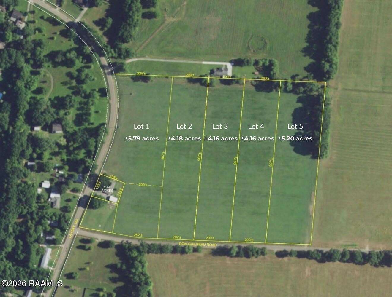 5.2 Acres of Residential Land for Sale in Sunset, Louisiana