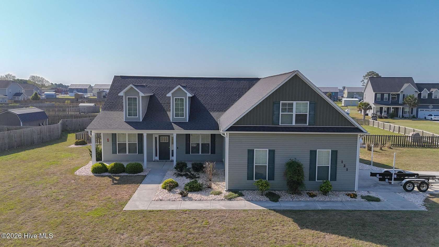 1.58 Acres of Land with Home for Sale in Hubert, North Carolina