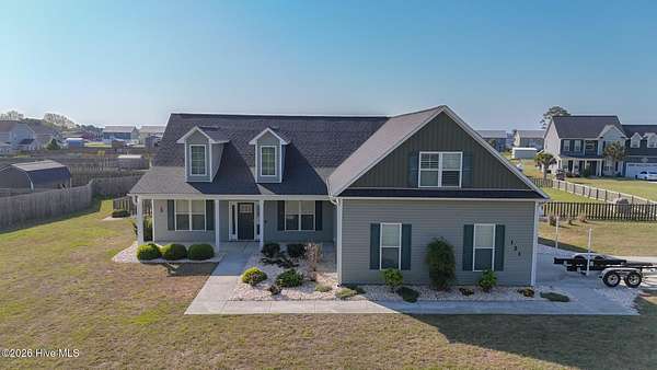 1.58 Acres of Land with Home for Sale in Hubert, North Carolina