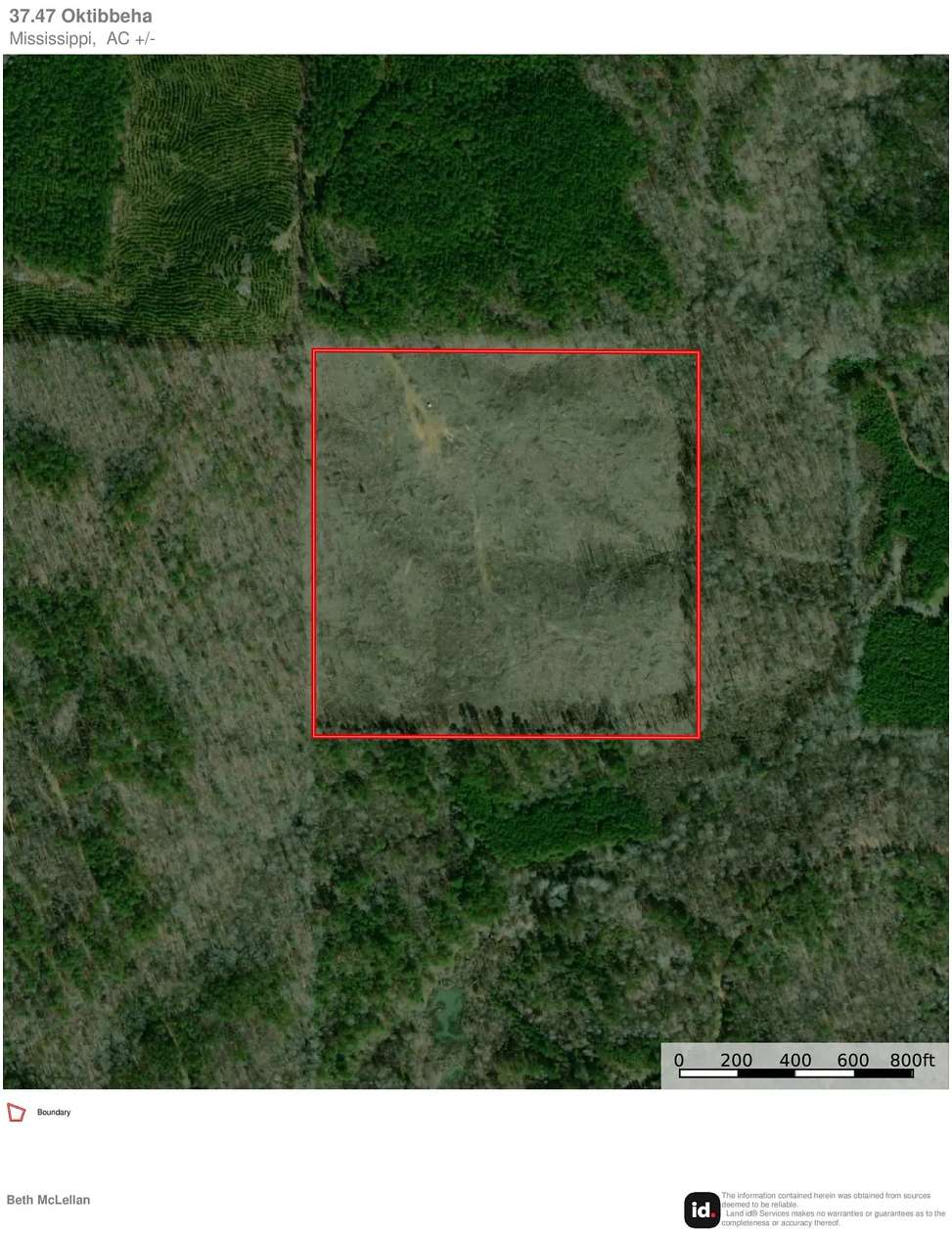 37.5 Acres of Recreational Land for Sale in Sturgis, Mississippi