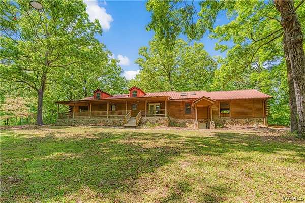 76 Acres of Recreational Land with Home for Sale in Vance, Alabama