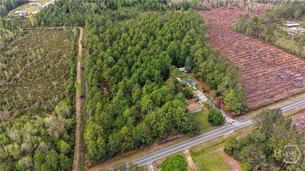 5.15 Acres of Land with Home for Sale in Ellabell, Georgia