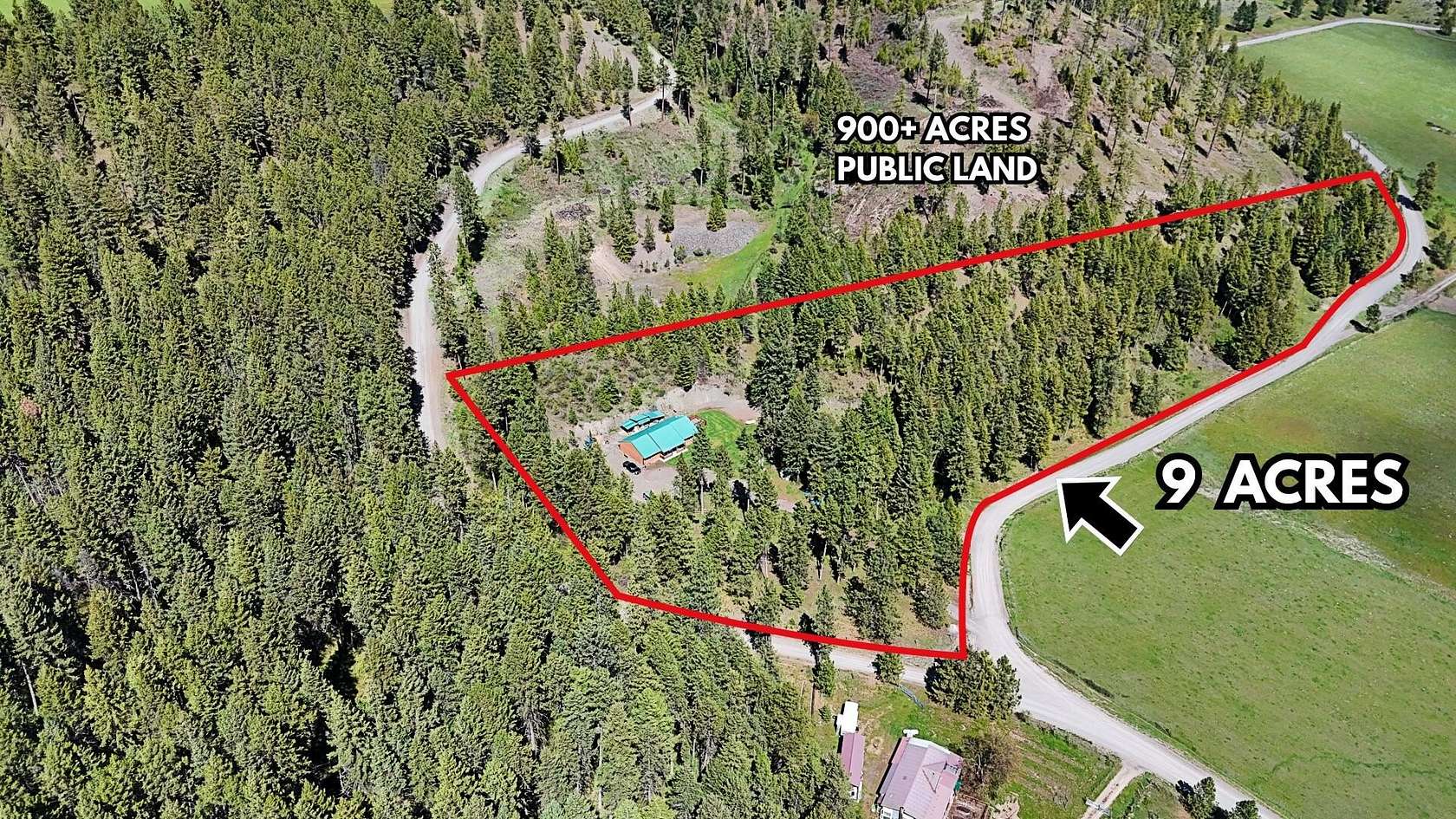 9 Acres of Land with Home for Sale in Rice, Washington