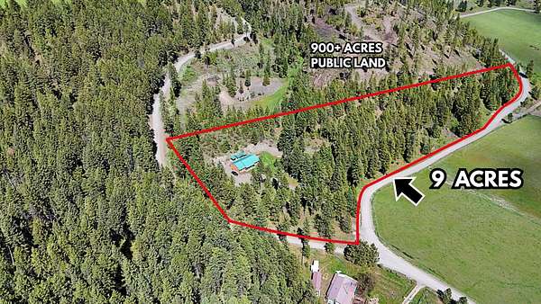 9 Acres of Land with Home for Sale in Rice, Washington