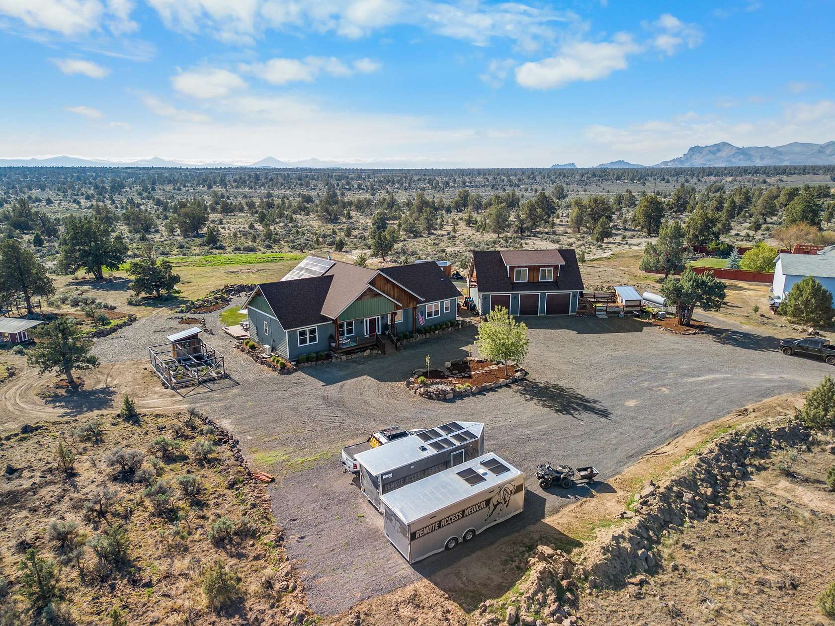 4.75 Acres of Land with Home for Sale in Powell Butte, Oregon