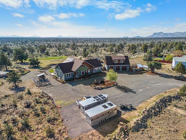 4.75 Acres of Land with Home for Sale in Powell Butte, Oregon