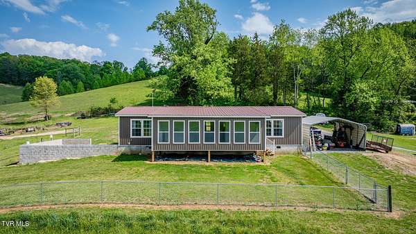 15.4 Acres of Recreational Land with Home for Sale in Chuckey, Tennessee