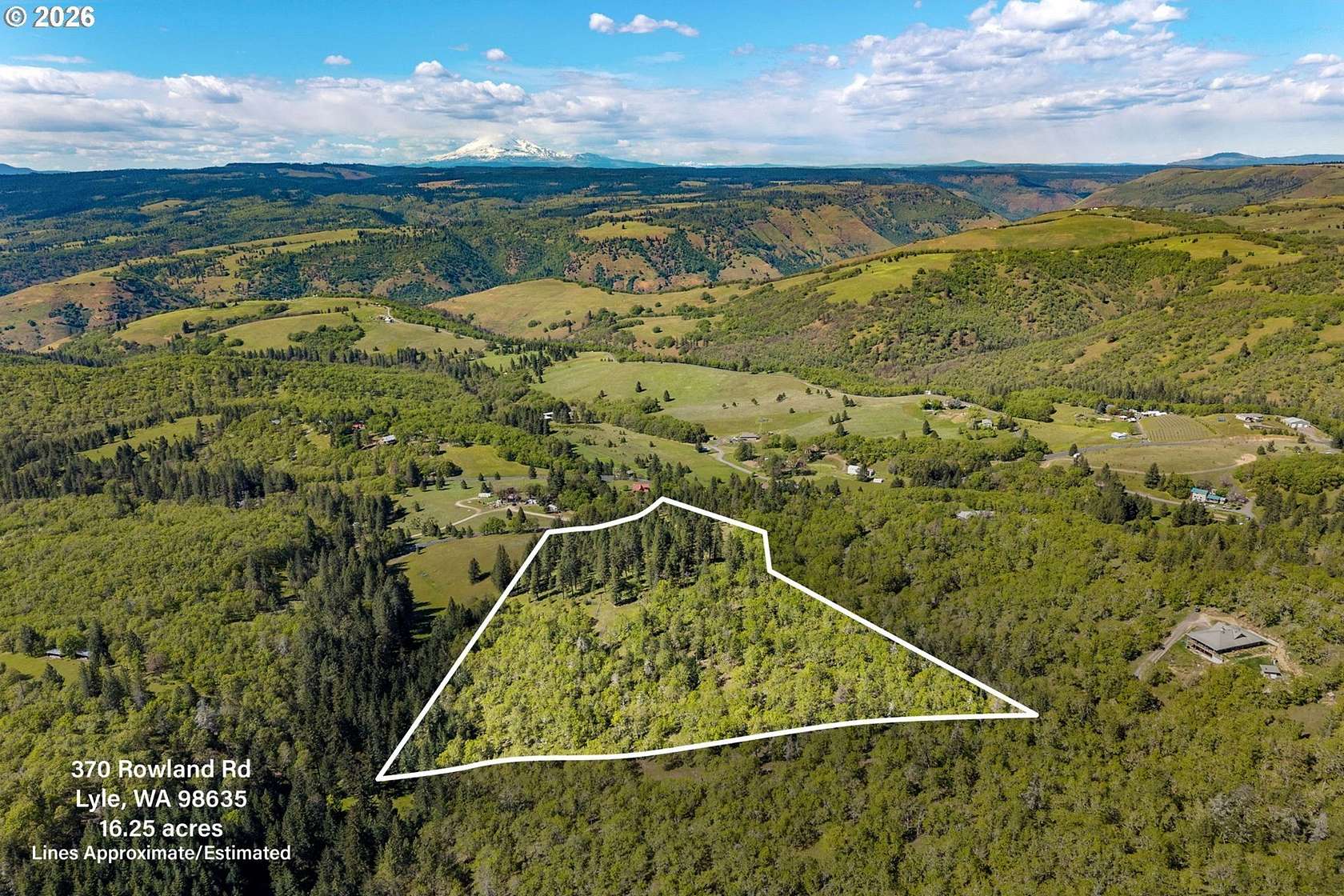 16.3 Acres of Land for Sale in Lyle, Washington