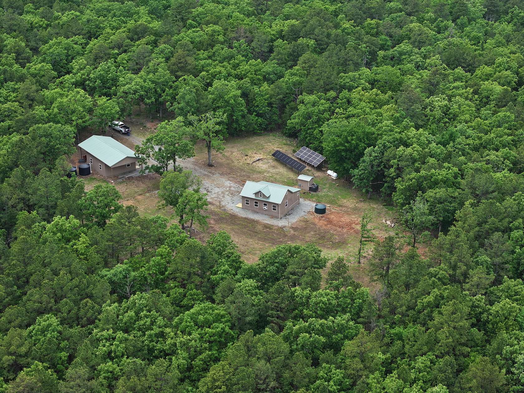 10 Acres of Land with Home for Sale in Wister, Oklahoma