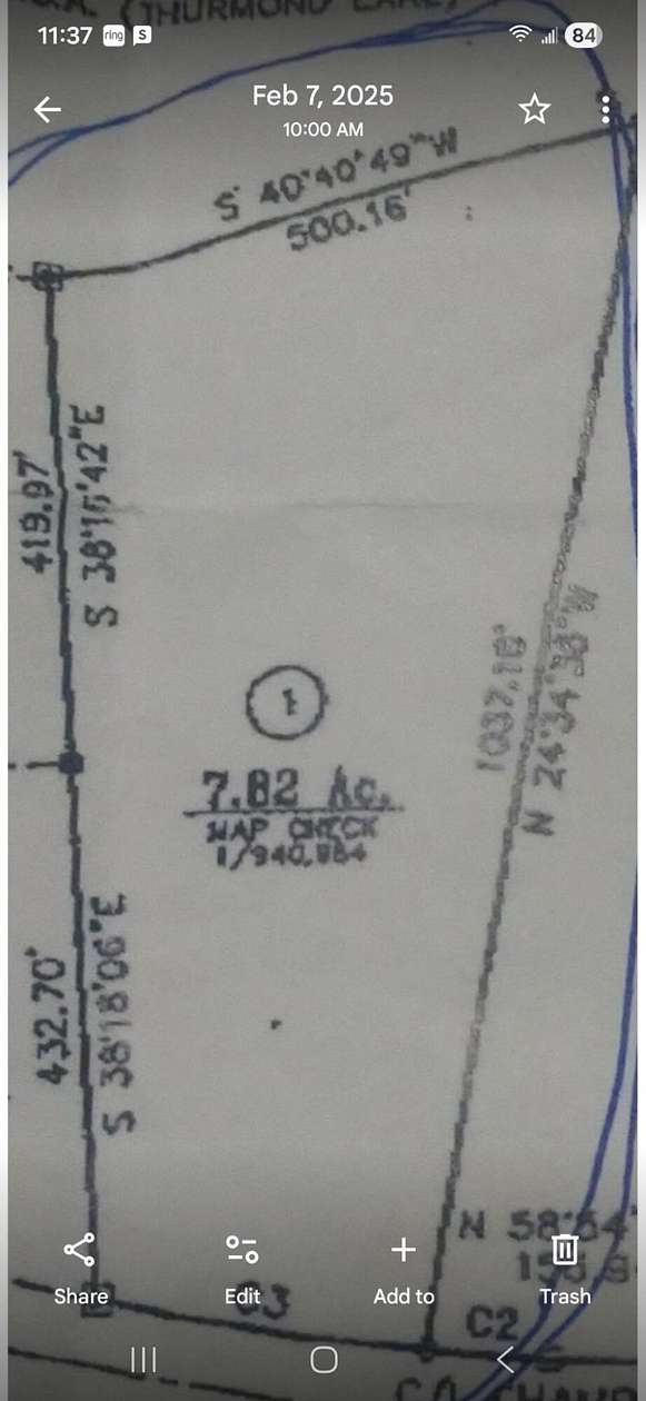 7.82 Acres of Land for Sale in Lincolnton, Georgia