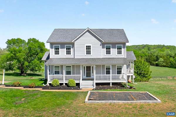 5 Acres of Land with Home for Sale in Keswick, Virginia