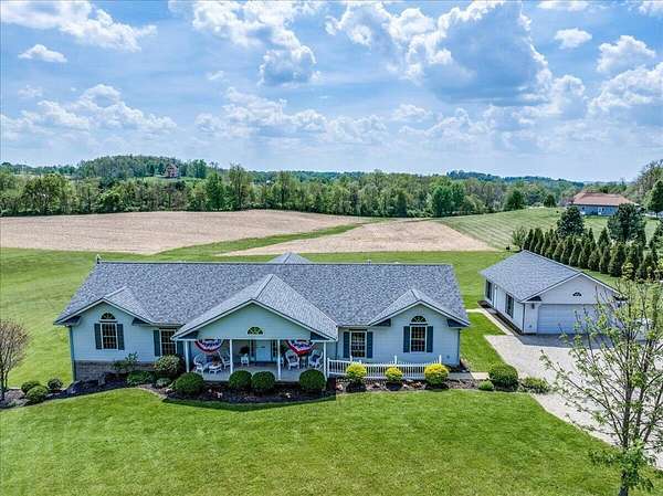 6.8 Acres of Land with Home for Sale in Lancaster, Ohio