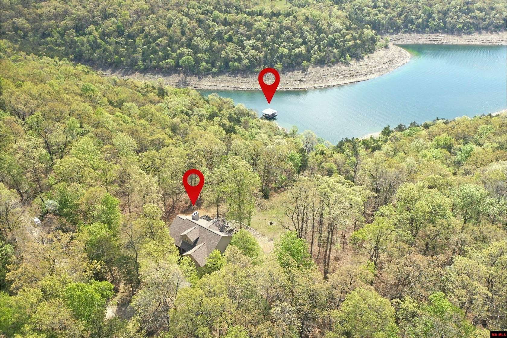 5.19 Acres of Land with Home for Sale in Oakland, Arkansas