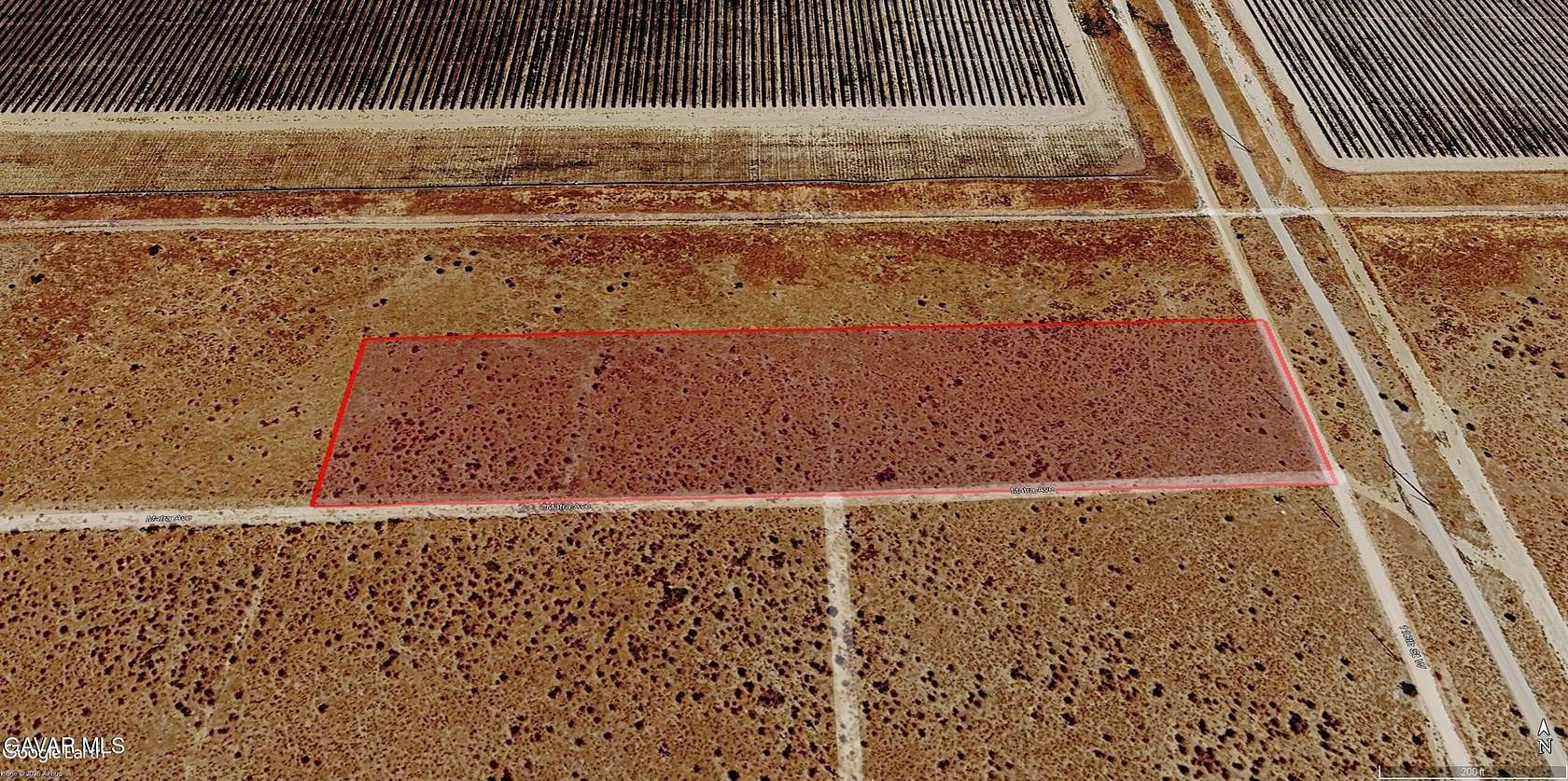 10 Acres of Land for Sale in Rosamond, California