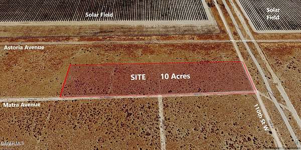 10 Acres of Land for Sale in Rosamond, California
