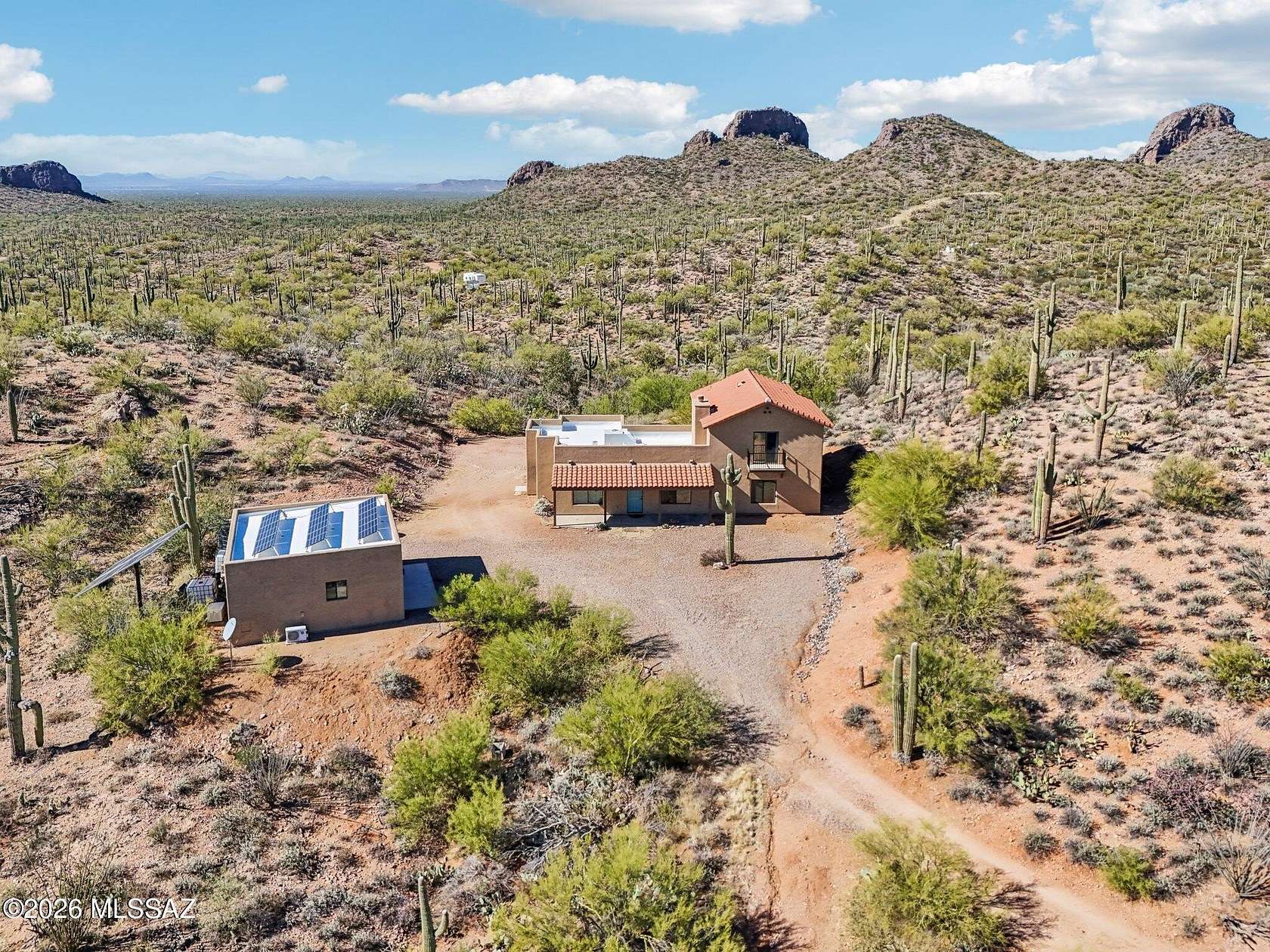 10 Acres of Land with Home for Sale in Marana, Arizona