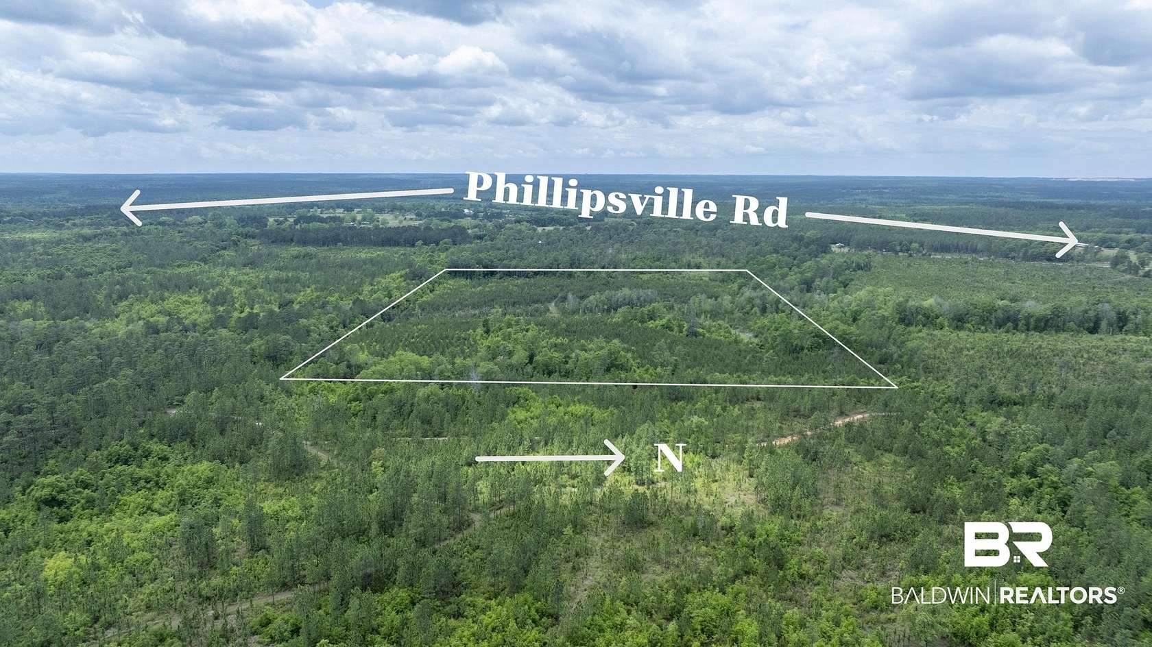 40 Acres of Land for Sale in Bay Minette, Alabama