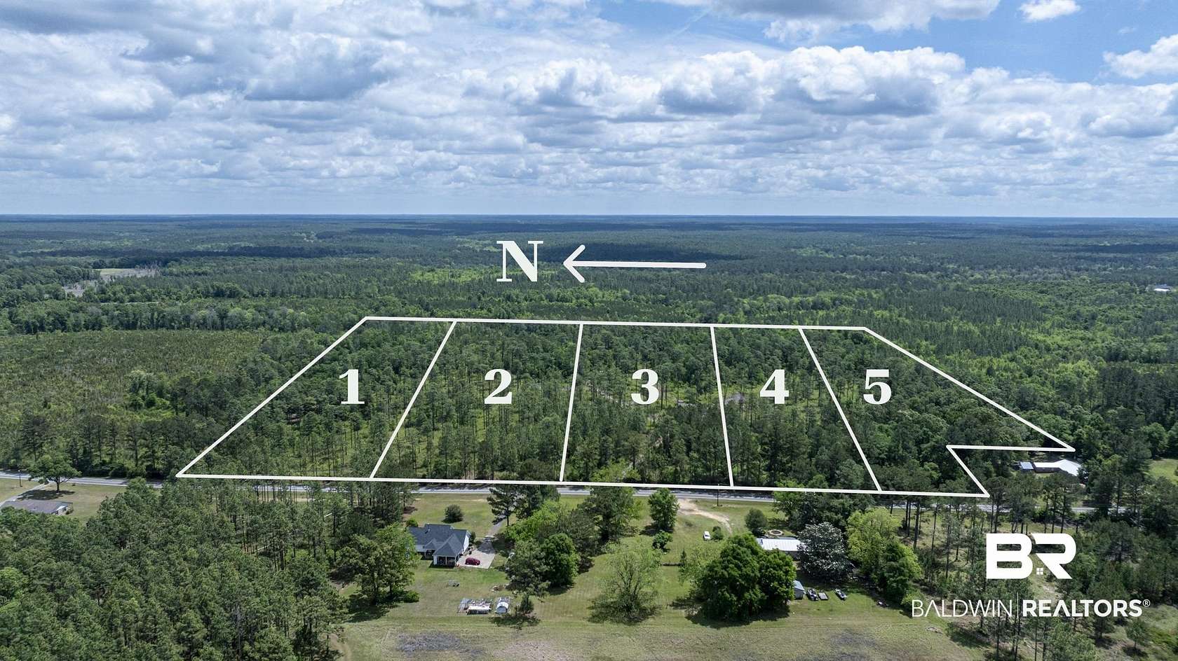7.43 Acres of Residential Land for Sale in Bay Minette, Alabama
