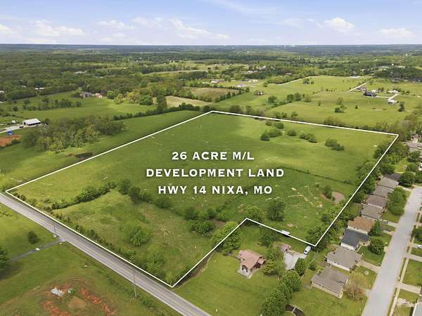 26 Acres of Mixed-Use Land for Sale in Nixa, Missouri