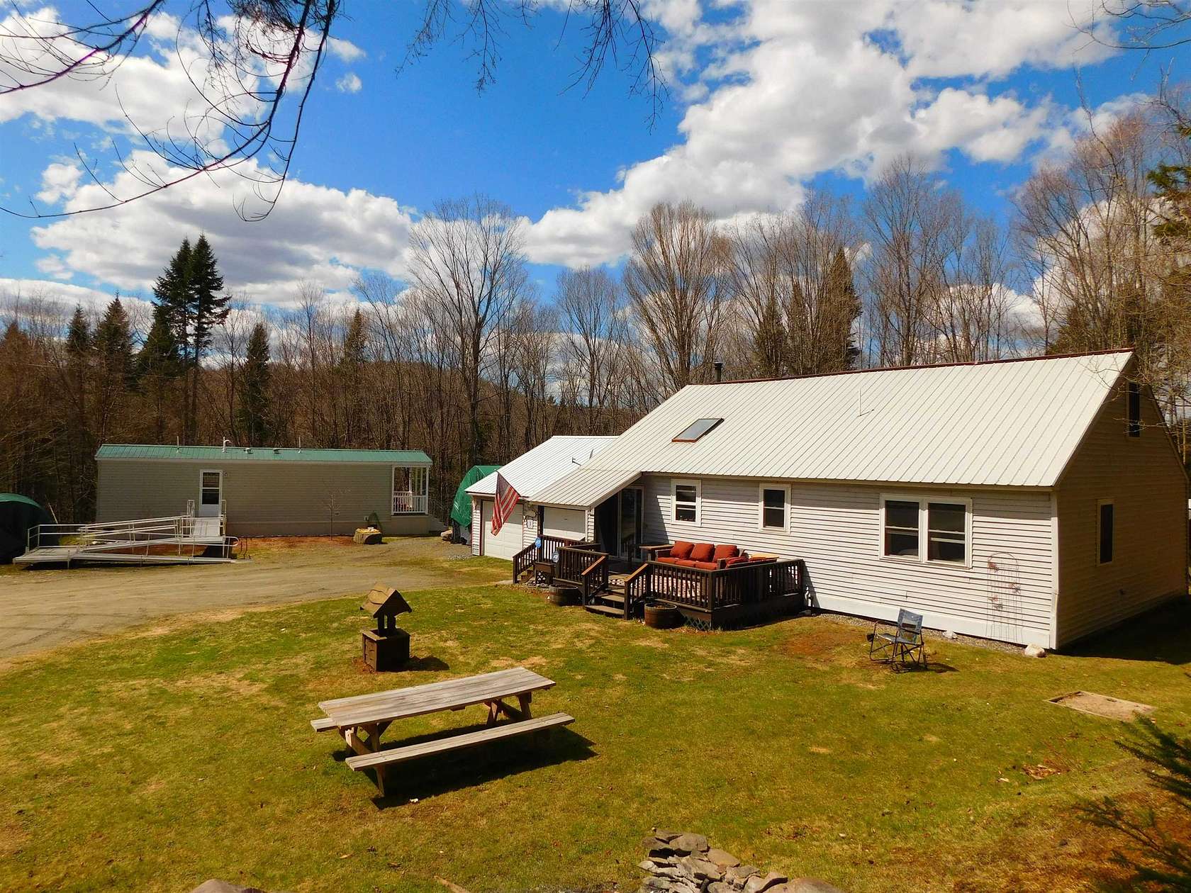 5 Acres of Land with Home for Sale in Stewartstown, New Hampshire