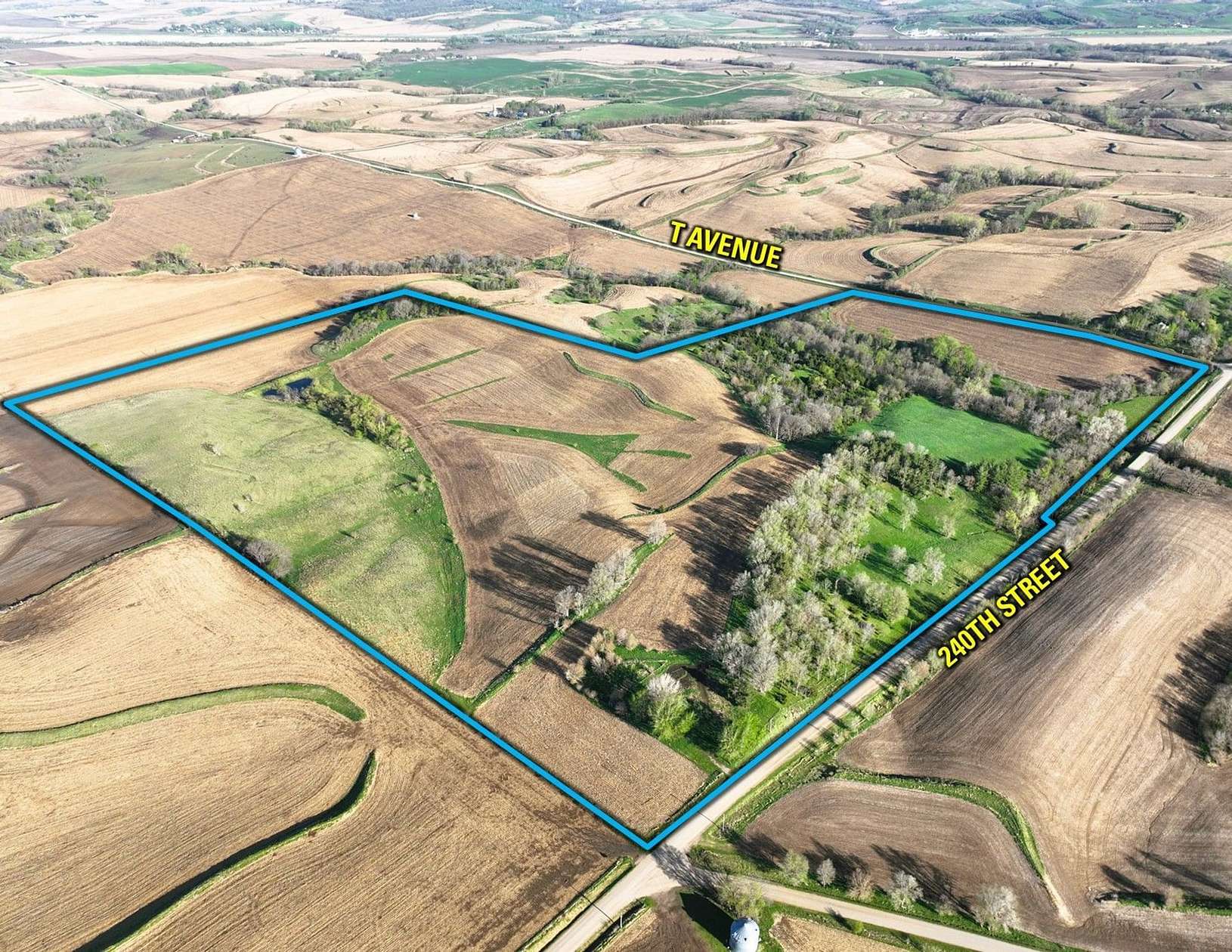 118 Acres of Land for Sale in Dow City, Iowa