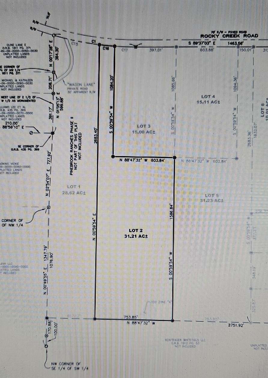 31.2 Acres of Recreational & Residential Land for Sale in Marianna, Florida