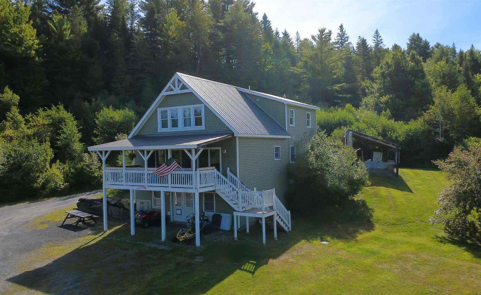10 Acres of Land with Home for Sale in Hardwick, Vermont