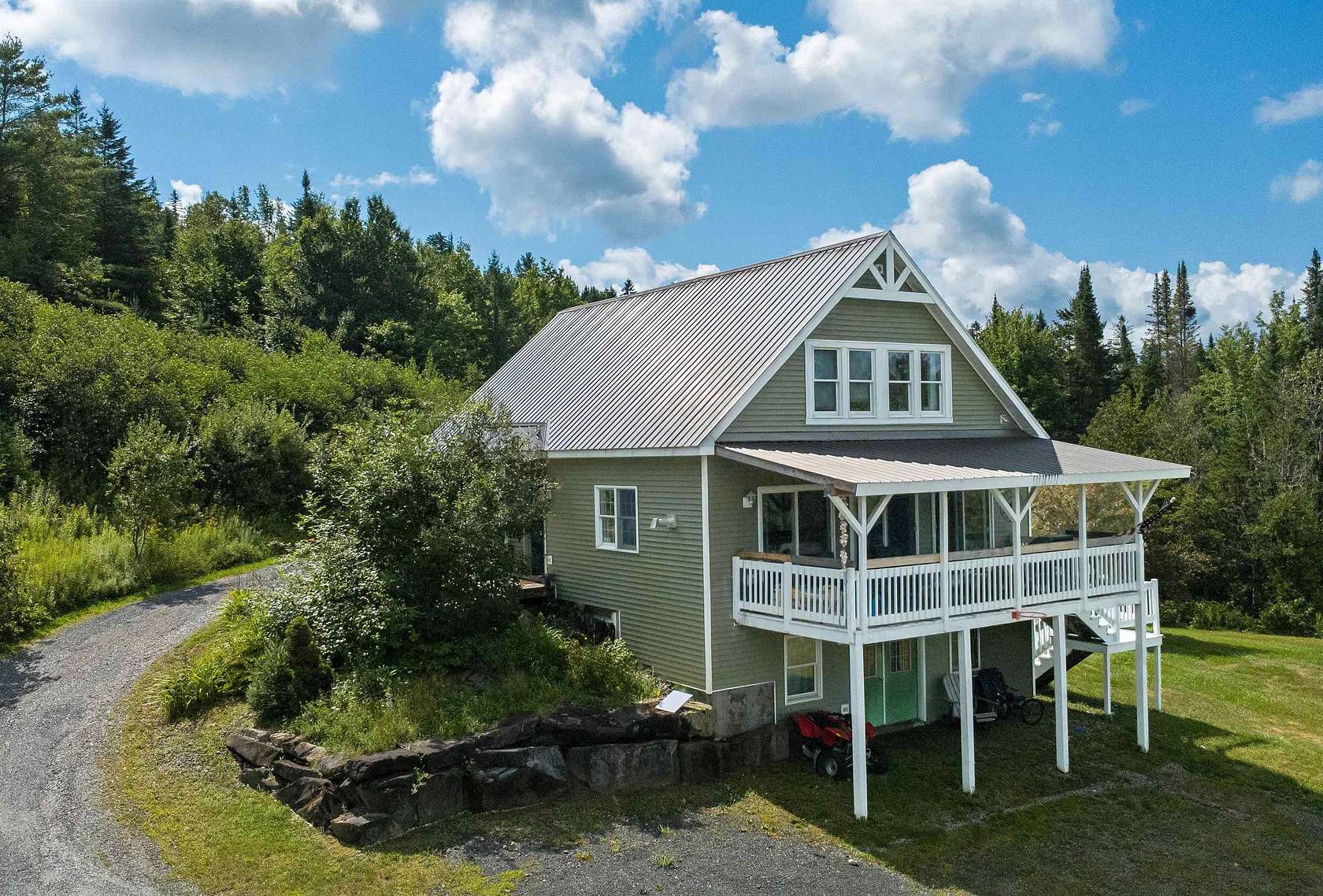 10 Acres of Land with Home for Sale in Hardwick, Vermont