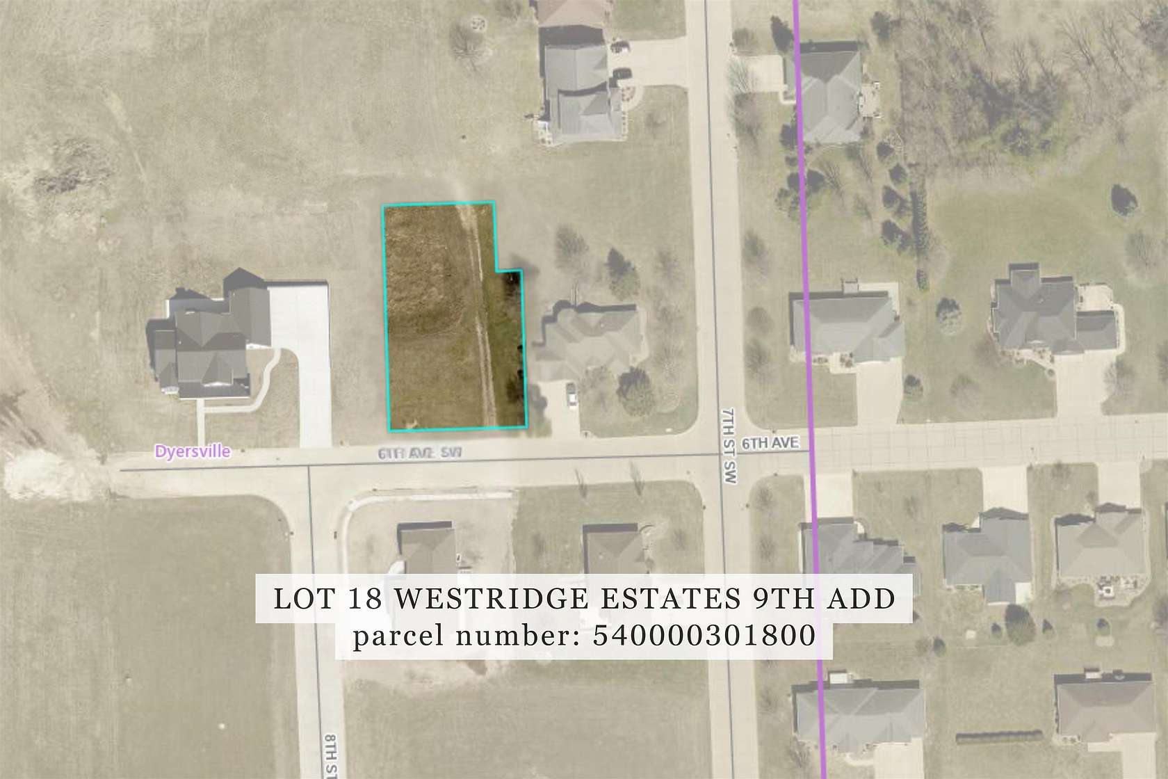 0.33 Acres of Residential Land for Sale in Dyersville, Iowa