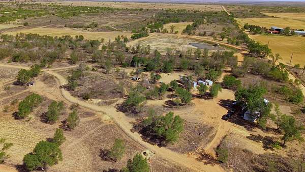 109 Acres of Recreational Land with Home for Sale in Clarendon, Texas