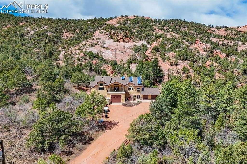 12.9 Acres of Land with Home for Sale in Colorado Springs, Colorado