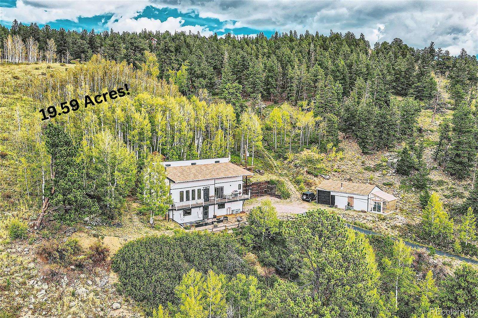 19.6 Acres of Recreational Land with Home for Sale in Black Hawk, Colorado