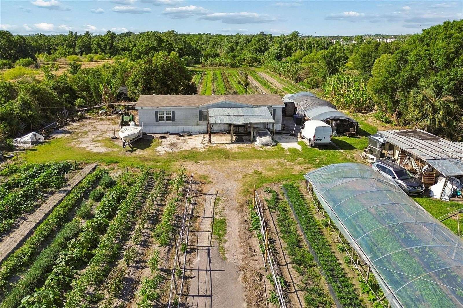 4.49 Acres of Land with Home for Sale in Wimauma, Florida