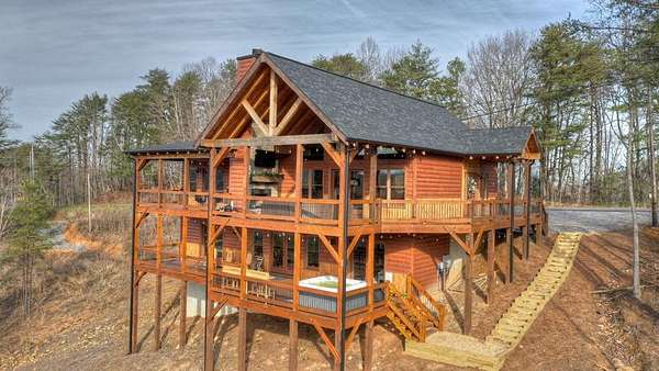 2 Acres of Land with Home for Sale in Blue Ridge, Georgia