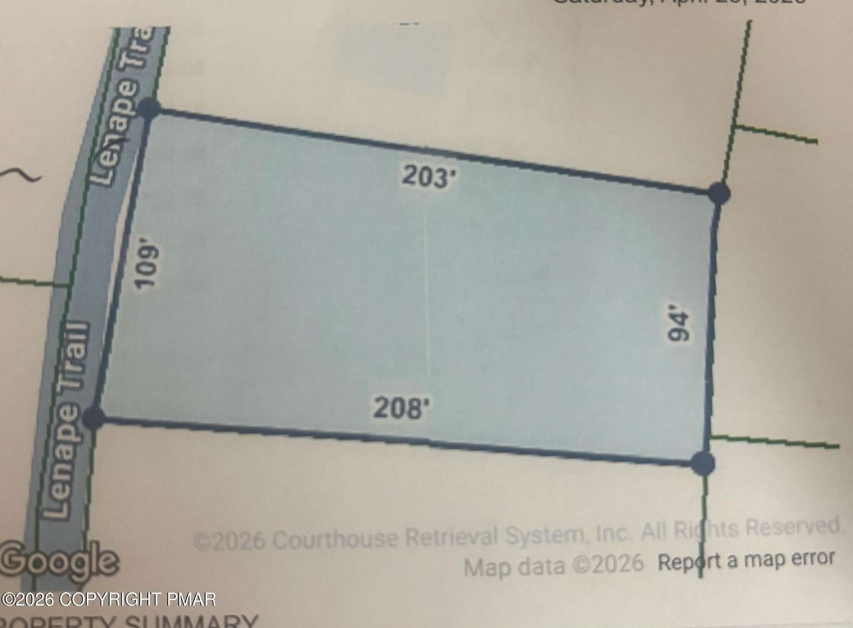 0.47 Acres of Residential Land for Sale in Albrightsville, Pennsylvania