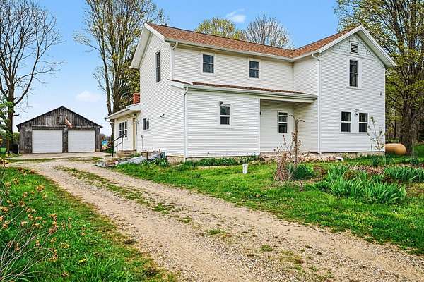 3.33 Acres of Land with Home for Sale in Jones, Michigan