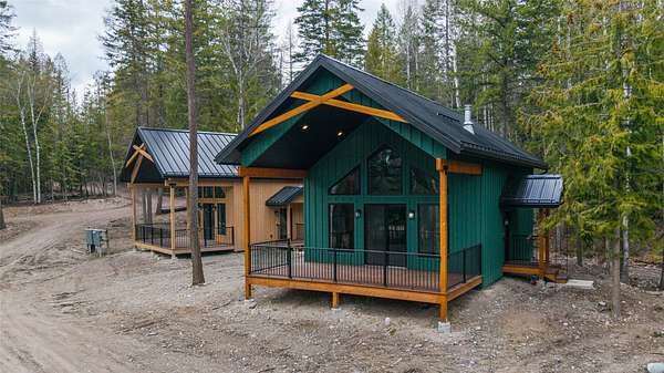 33 Acres of Recreational Land with Home for Sale in Columbia Falls, Montana