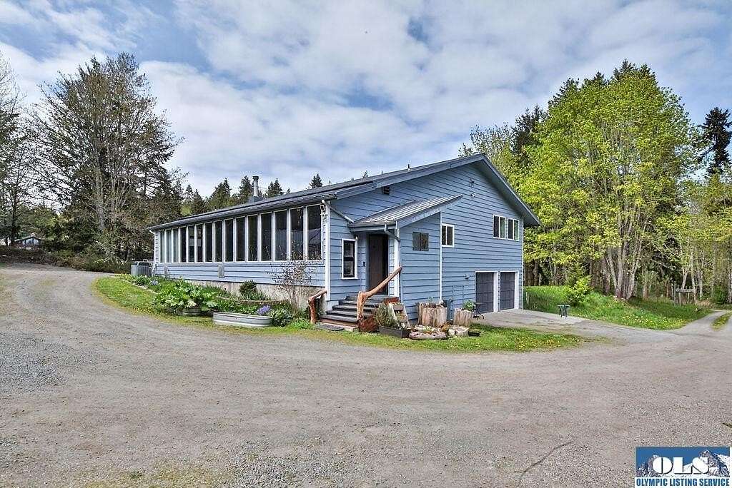 7.87 Acres of Land with Home for Sale in Sequim, Washington