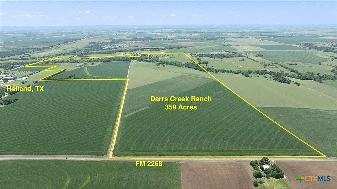 359 Acres of Land with Home for Sale in Holland, Texas