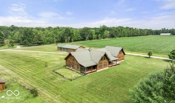 3.9 Acres of Land with Home for Sale in North Vernon, Indiana