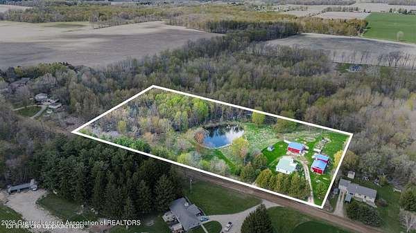 6 Acres of Land with Home for Sale in Mulliken, Michigan