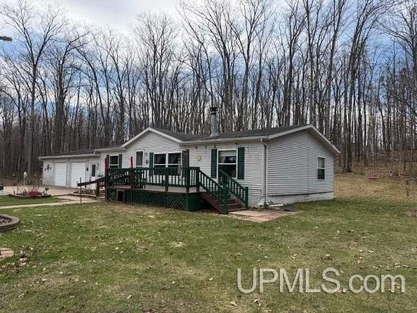 3 Acres of Land with Home for Sale in Pembine Town, Wisconsin